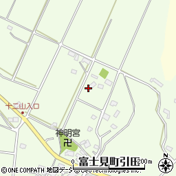 群馬県前橋市富士見町引田周辺の地図