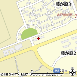 茨城県水戸市藤が原3丁目1117-1516周辺の地図