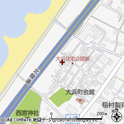 石川県能美市大浜町ク83周辺の地図