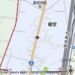 鞘堂公民館周辺の地図