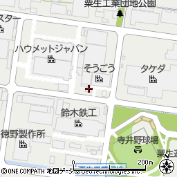 粟生工業団地振興会周辺の地図