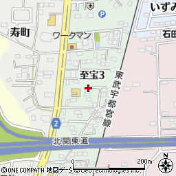 栃木県下都賀郡壬生町至宝3丁目7周辺の地図
