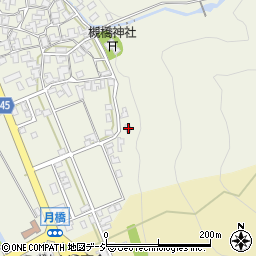 石川県白山市月橋町ル121-16周辺の地図