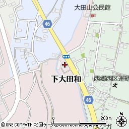 栃木県真岡市下大田和1489-1周辺の地図
