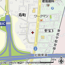 栃木県下都賀郡壬生町寿町2周辺の地図