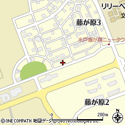茨城県水戸市藤が原3丁目18周辺の地図