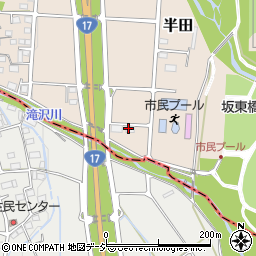 渋川シティー観光周辺の地図