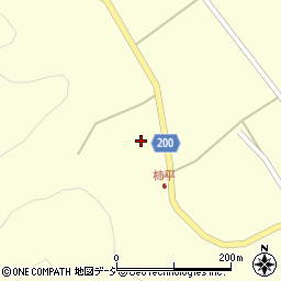 栃木県佐野市柿平町184周辺の地図
