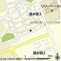 茨城県水戸市藤が原3丁目8-6周辺の地図