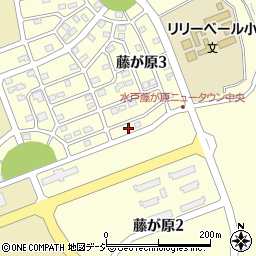 茨城県水戸市藤が原3丁目8-5周辺の地図