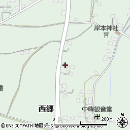 栃木県真岡市西郷613周辺の地図