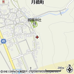 石川県白山市月橋町ル周辺の地図