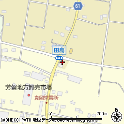 栃木県真岡市田島1073周辺の地図