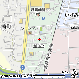 栃木県下都賀郡壬生町至宝3丁目8周辺の地図