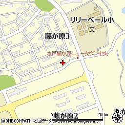 茨城県水戸市藤が原3丁目8-2周辺の地図