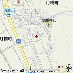 石川県白山市月橋町ル143-1周辺の地図