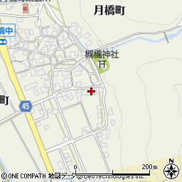 石川県白山市月橋町ル147-1周辺の地図