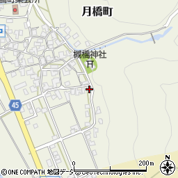 石川県白山市月橋町ル148-4周辺の地図
