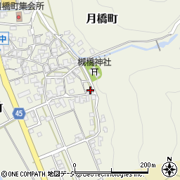 石川県白山市月橋町ル150周辺の地図