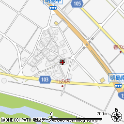 明島旭神社周辺の地図