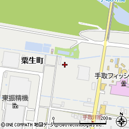 石川県能美市粟生町ク周辺の地図