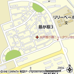 茨城県水戸市藤が原3丁目6-4周辺の地図
