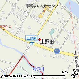 ローソン吉岡上野田店周辺の地図