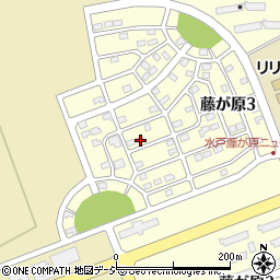 茨城県水戸市藤が原3丁目15-4周辺の地図