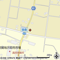 セブンイレブン真岡田島店周辺の地図