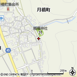 石川県白山市月橋町ル152-2周辺の地図