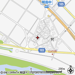 石川県白山市明島町ム31-1周辺の地図