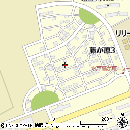 茨城県水戸市藤が原3丁目15-3周辺の地図