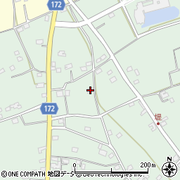 茨城県那珂市堤871周辺の地図