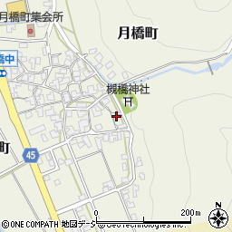 石川県白山市月橋町ル152-3周辺の地図