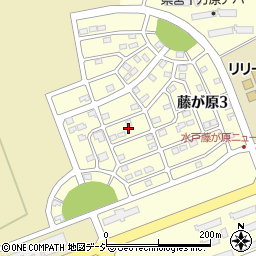 茨城県水戸市藤が原3丁目15周辺の地図