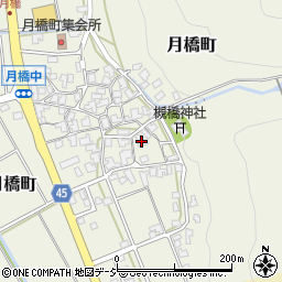 石川県白山市月橋町ル161周辺の地図