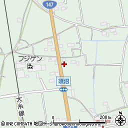 長野県大町市常盤3680周辺の地図