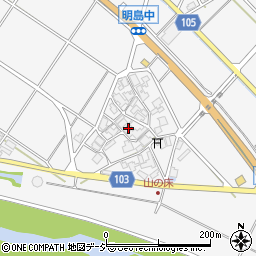 石川県白山市明島町ム26周辺の地図