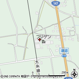長野県大町市常盤3667周辺の地図