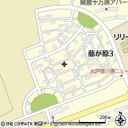 茨城県水戸市藤が原3丁目15-8周辺の地図