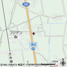 長野県大町市常盤3681周辺の地図