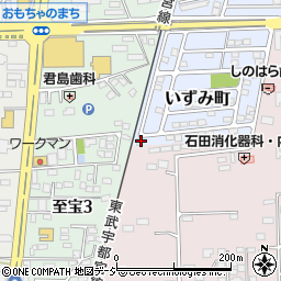 栃木県下都賀郡壬生町いずみ町1-1周辺の地図