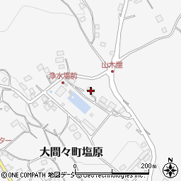 群馬県みどり市大間々町塩原1371周辺の地図