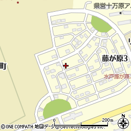 茨城県水戸市藤が原3丁目14-5周辺の地図