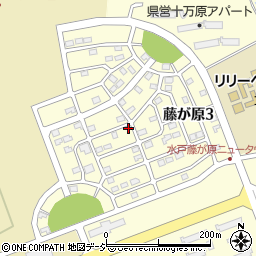 茨城県水戸市藤が原3丁目15-9周辺の地図