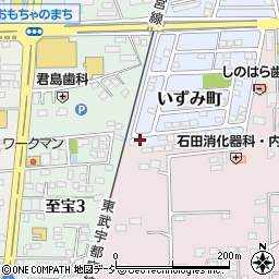 栃木県下都賀郡壬生町いずみ町1-2周辺の地図