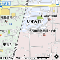 栃木県下都賀郡壬生町いずみ町1-5周辺の地図