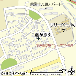 茨城県水戸市藤が原3丁目6-10周辺の地図
