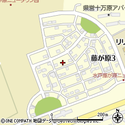 茨城県水戸市藤が原3丁目14-3周辺の地図