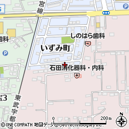 栃木県下都賀郡壬生町いずみ町1-10周辺の地図